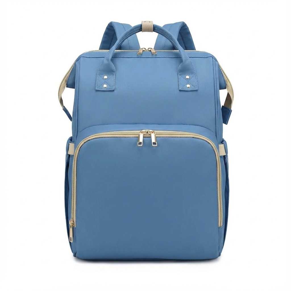 Convertible Diaper Backpack with Bassinet – Portable Baby Travel Bed & Changing Bag