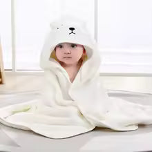 Soft Quick-Dry Baby Hooded Towel – Cozy Animal Design for Bath Time